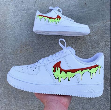 drippy air force 1 shoes